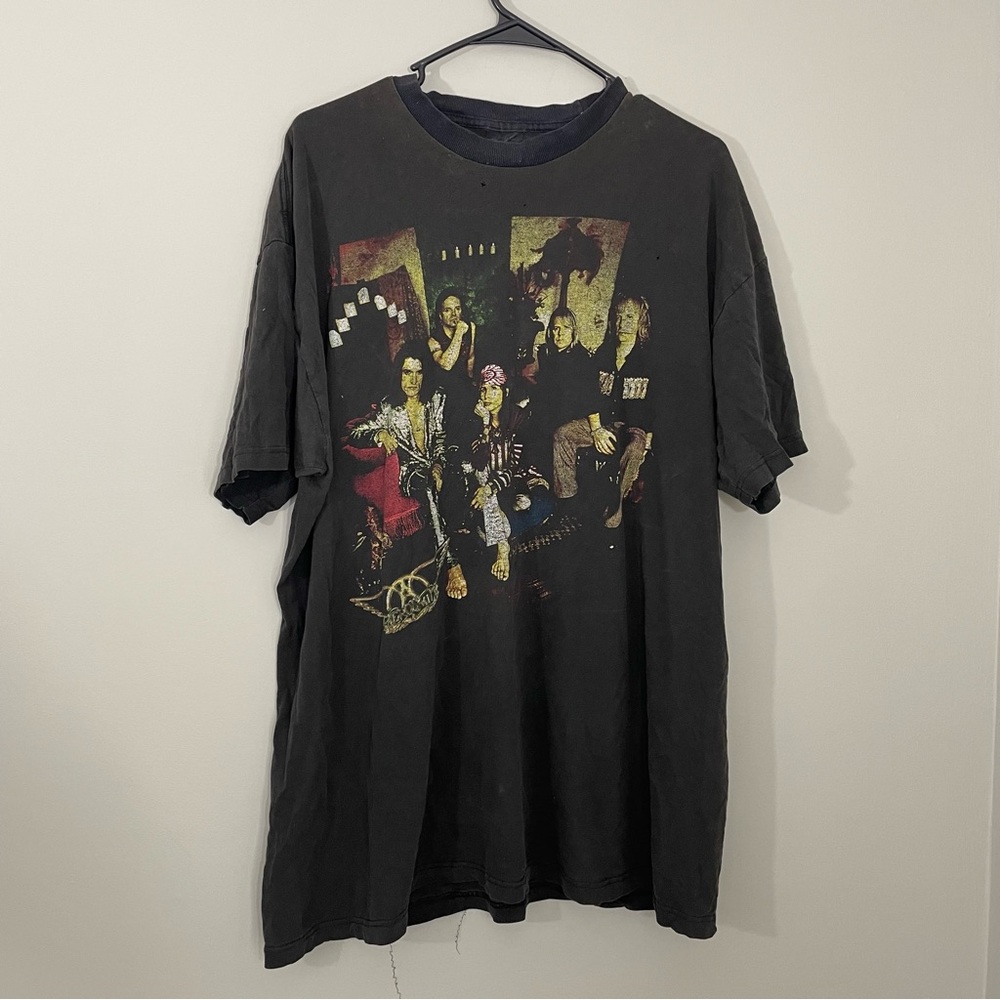 1997 Aerosmith ‘Nine Lives’ North American Tour T-Shirt Size XL